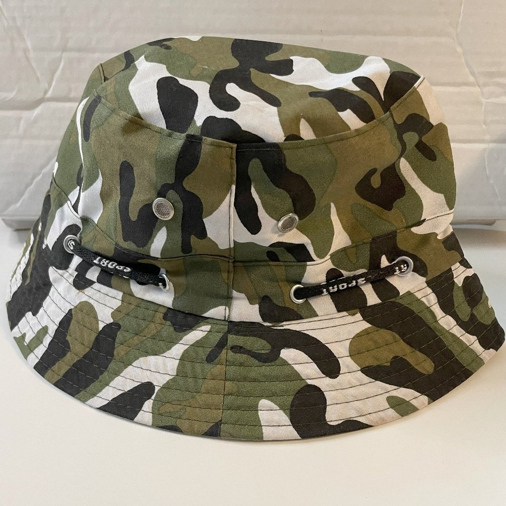 Bucket Hat Cap Fishing Cotton Boonie Brim